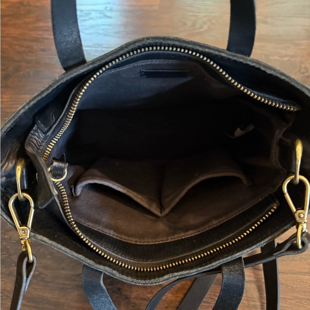 Madewell Black Zip-Top Transport Crossbody Bag - Picture 7 of 10